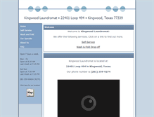 Tablet Screenshot of kingwoodlaundromat.com